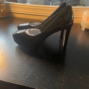 Michael Kors Chantal Faux Patent Leather Platform Pump